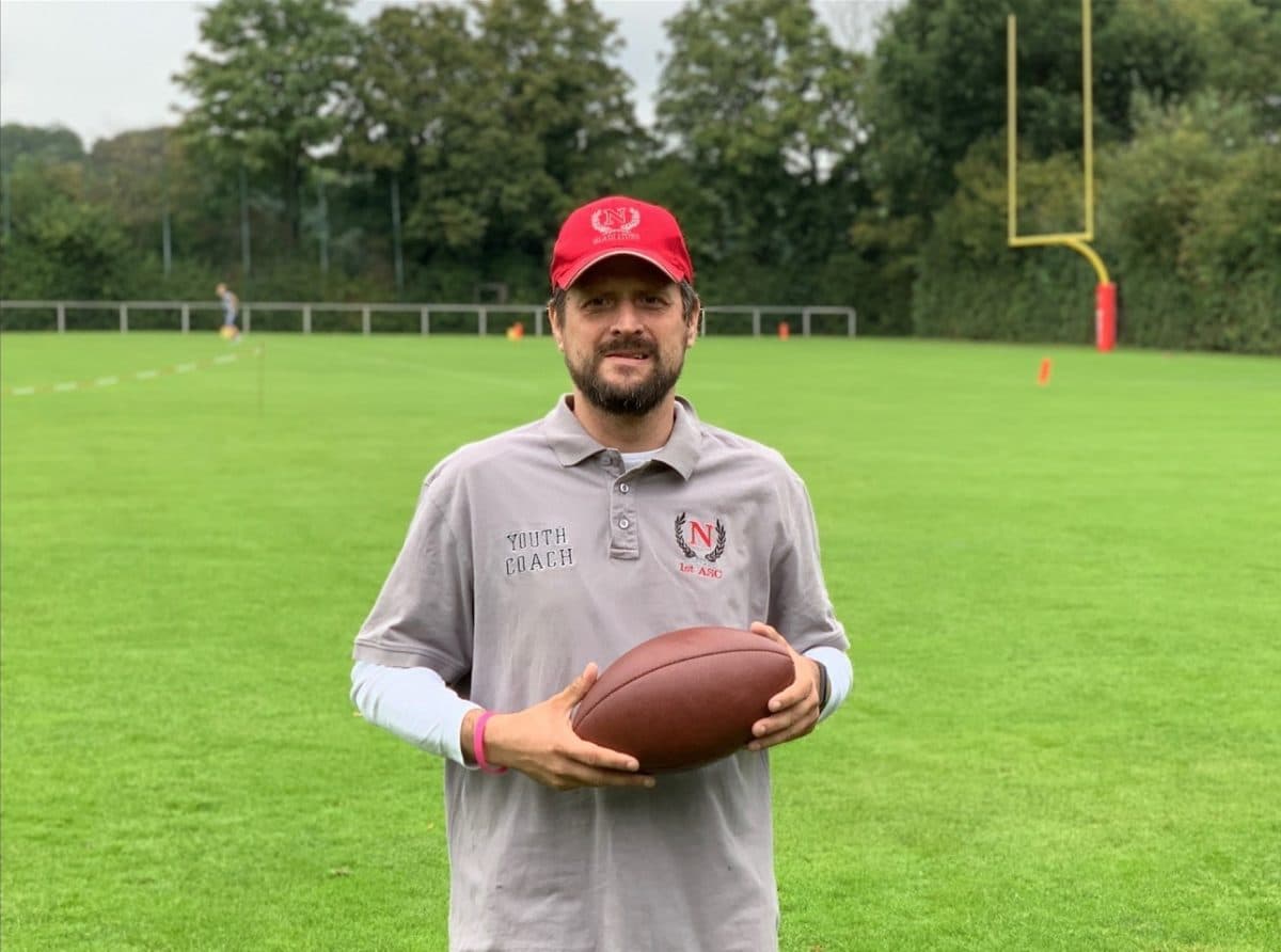 Head Coach der Juniors Flag von den Neuss Gladiators: Mirza Kehonjic-Thiede (Foto: Neuss Gladiators)