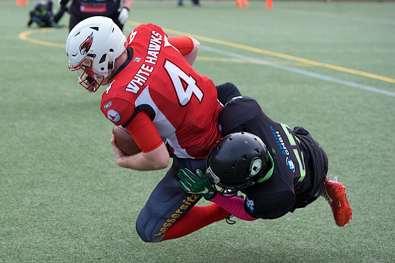 Scrimmage der Black Barons gegen die White Hawks (Foto: Oliver Jungnitsch)