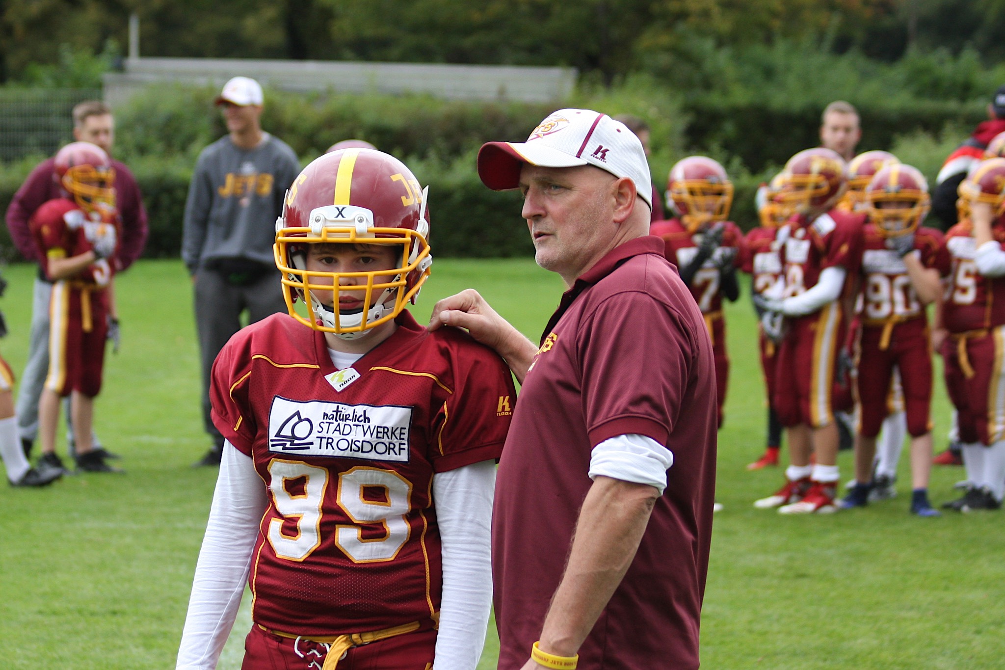 Stephan Pohl hat die U10 und U13 der Troisdorf Jets ins Leben gerufen. Heute ist der dort nur noch Gast Coach (Foto: Andreas Heinen).